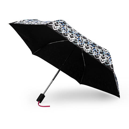 Kipling New Printed Umbrella Auto Open Tillbehör Olika Färger | SE 1505QM